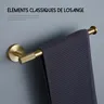 Ensemble d'accessoires de quincaillerie de salle de bain… – vue 5