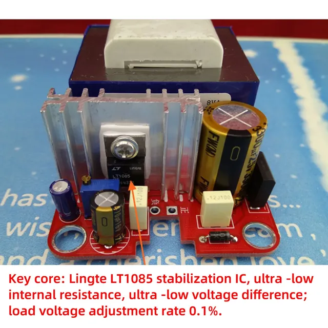 Alimentation HIFI linéaire stabilisée 10W – vue 3