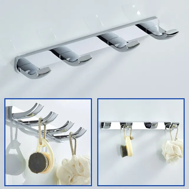 Accessoires de salle de bains chromés – vue 2