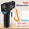 Thermomètre infrarouge numérique 600 ~ 800C, capteur de température Laser, pyromètre sans contact, cuisine BBQ, compteur de chaleur, imageur thermique