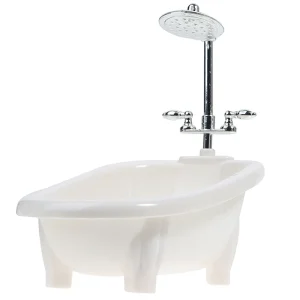 Maison de poupée meubles miniatures Mini baignoire modèle jouet Simulation accessoires de salle de bain enfants semblant maison de poupée décor jouet Maison de poupée meubles miniatures Mini baignoire modèle jouet Simulation accessoires de salle de bain enfants semblant maison de poupée décor jouet