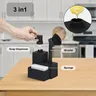 Distributeur de savon plat carré moderne avec… – vue 2