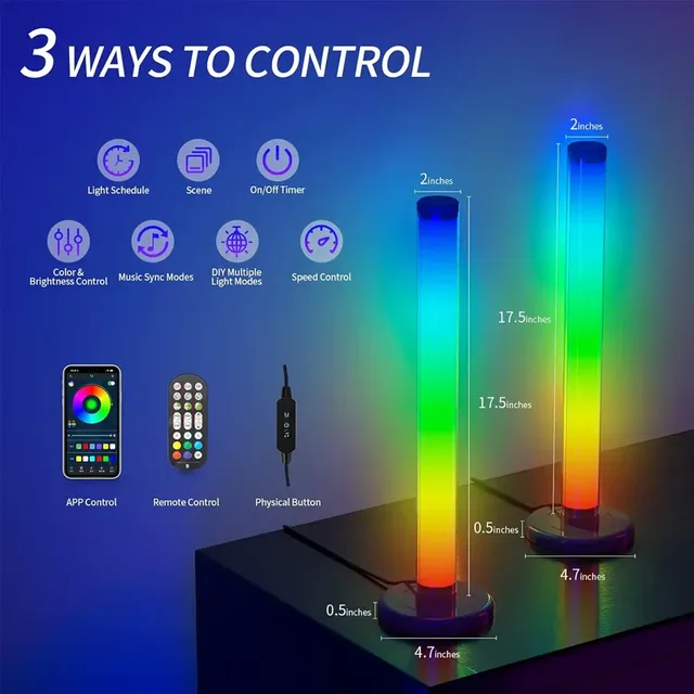Barre lumineuse LED intelligente – vue 5
