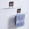 Porte-papier hygiénique adhésif pour salle de bain – vue 2