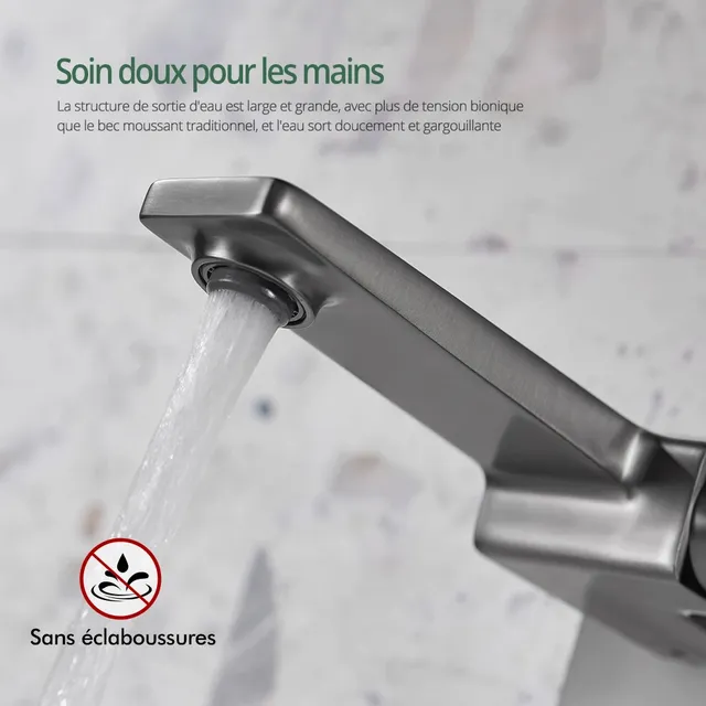 Robinet de salle de bains en bronze/noir/or… – vue 5
