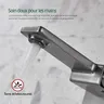 Robinet de salle de bains en bronze/noir/or… – vue 5