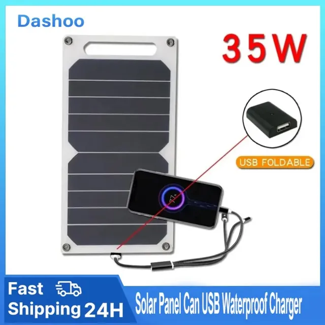 Le panneau solaire peut être fixé au sac à dos 5-35W USB…
