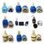 1 pièces 28mm/35mm/40mm mitigeur d&rsquo;eau robinet cartouche bobine en céramique noyau de Valve cuisine salle de bains lavabo robinet pièces de réparation