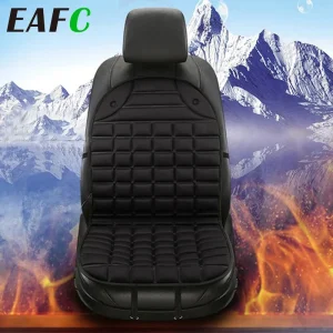 EAFC 12V coussin chauffant de voiture coussin de siège chauffant chauffage hiver plus chaud siège protecteur de siège d&rsquo;hiver coussin de siège Auto tapis d&rsquo;hiver
