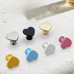 Poignées tiroir armoire meubles poignées de cuisine pour armoire bouton porte tiroir meubles cuisine multicolore amour Type dessin animé