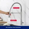 Robinet de cuisine extractible brossé – vue 5