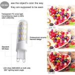 Ampoule Led intelligente G9 ampoule Led 6W Tuya Wifi lumière intelligente à intensité variable lumière halogène commande vocale ampoule Led intelligente 2700-6500K Eu Pl