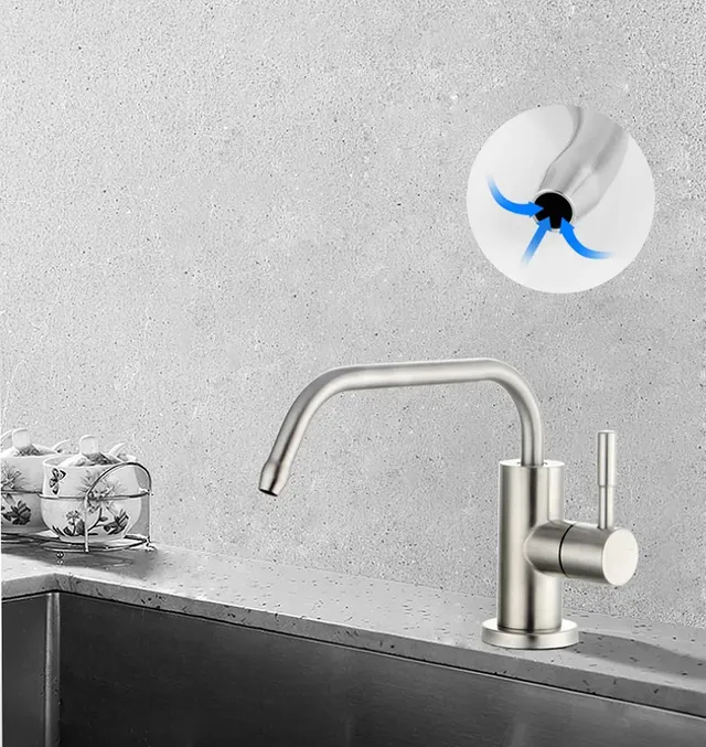 Purificateur d'eau de cuisine en acier inoxydable – vue 3