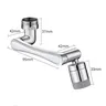 Acier inoxydable universel 1440 ° Bras robotique pivotant – vue 7