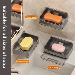 Porte savon mural sans perçage antirouille antipoussiere egouttage…