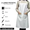 Tabliers de cuisine imperméables pour femmes et hommes – vue 4