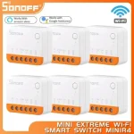 Intelligen SONOFF Wifi commutateur MiniR4 Module commutateur contrôle bidirectionnel maison intelligente fonctionne avec Alexa Google Home Yandex AliceSmartthi