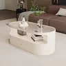 Table basse ovale au Design moderne – vue 6