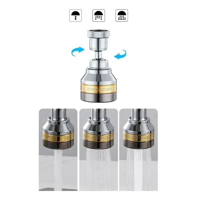 Robinet de cuisine aérateur buse d'économie d'eau double… – vue 5