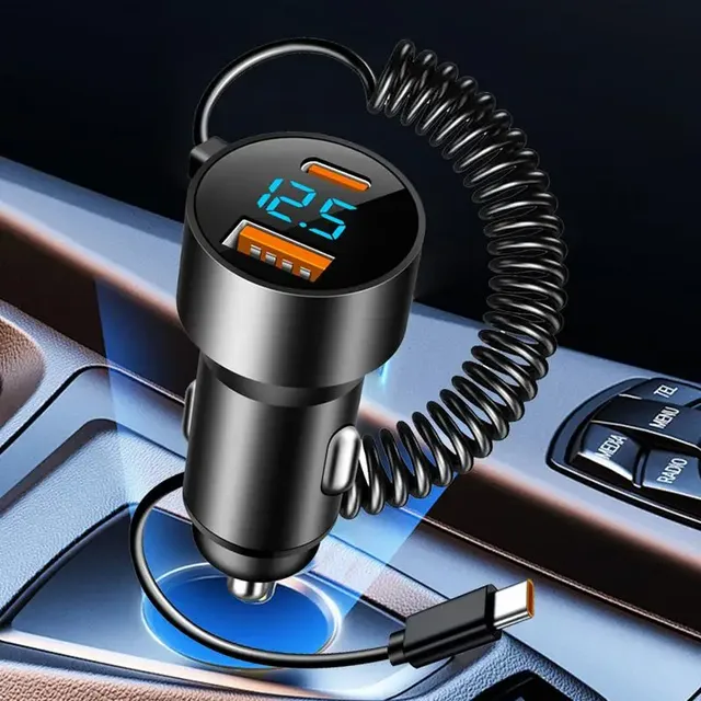 Chargeur de voiture rapide USB C Type C chargeur rapide… – vue 3