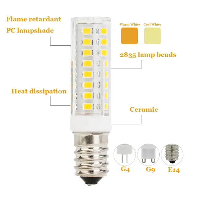 Ampoule épis de maïs LED E14 7W 9W 12W 15W 18W – vue 4