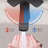 Robinet de lavabo carré noir en acier inoxydable – vue 3