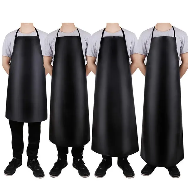 Tablier imperméable robuste en cuir PU pour la vaisselle… – vue 6