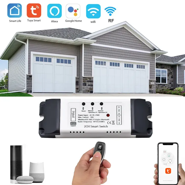 Commutateur WiFi Tuya 1CH Relais Smart Home Contrôle… – vue 5