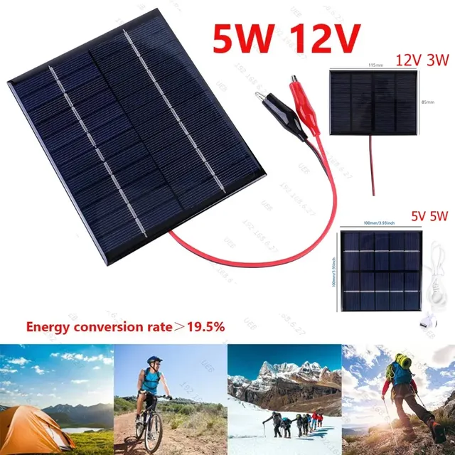Panneau de charge solaire étanche en polysilicium
