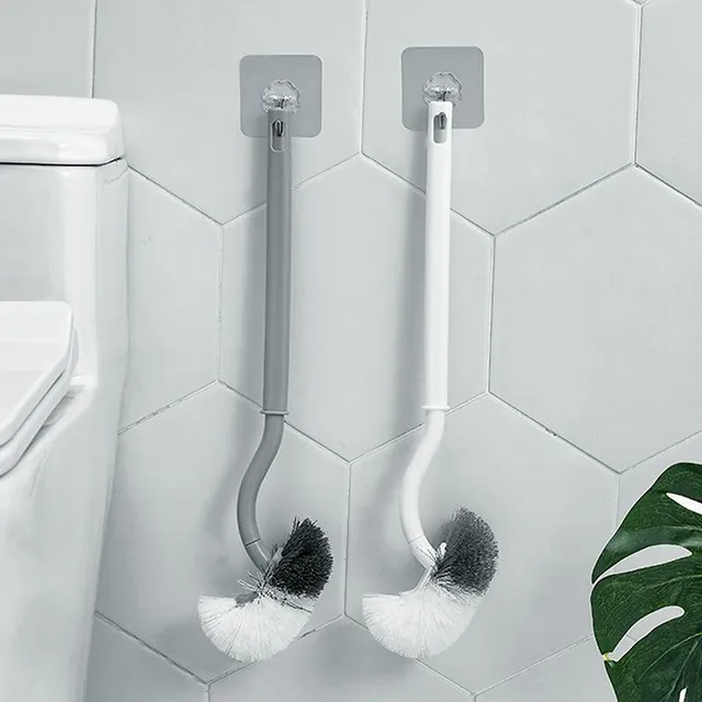 Brosse Toilette Murale Tête Forme S Inclinée Manche Long… – vue 2