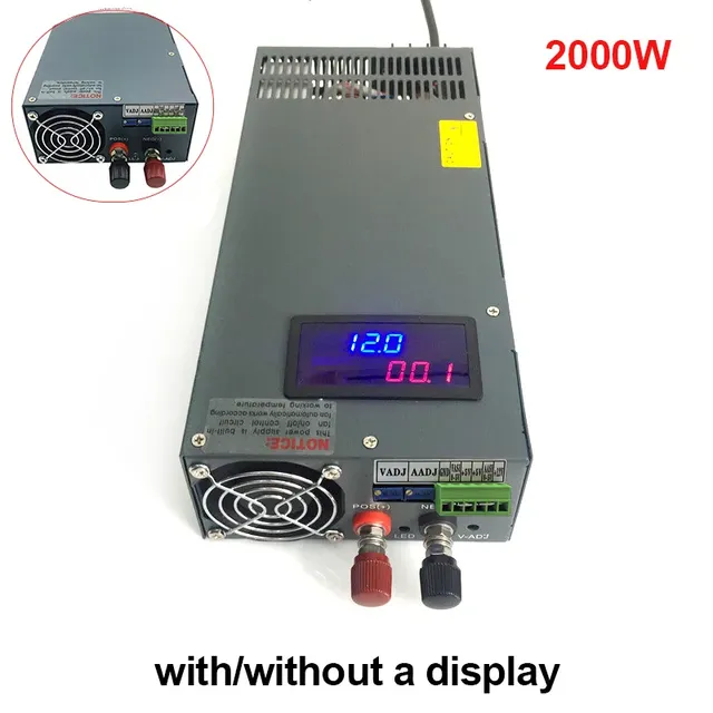 Alimentation de commutation 2000W SMPS AC-DC 0-12v 24v…