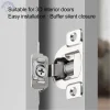 Charnière d&rsquo;ouverture intérieure pour armoire de cuisine, charnières cachées en acier laminé à froid, charnière de porte Invisible rembourrée pour bureau d&rsquo;ordinateur, Restaurant