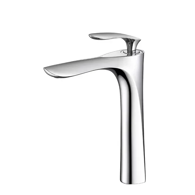 Robinet de lavabo en feuille d'érable dorée – vue 7