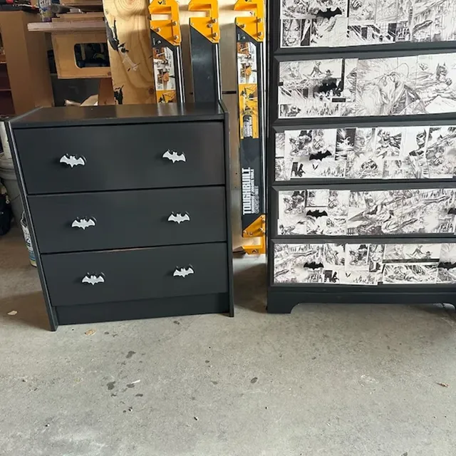 1 pièces chauve-souris armoire bouton acier tiroir main… – vue 5