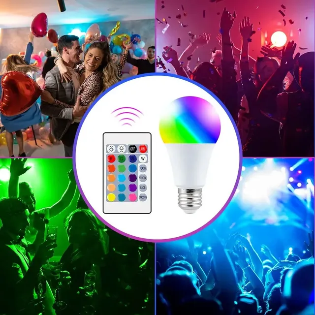 Ampoule LED multicolore RGB – vue 5