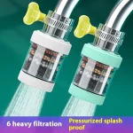 Filtre de robinet d&rsquo;eau, cuisine domestique, Mini robinet de maison, purificateur d&rsquo;eau propre, cartouche de Filtration, filtre à charbon