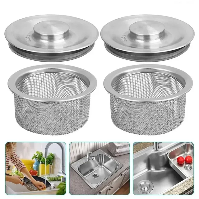 Filtre grille évier acier inoxydable 304 argent poli…