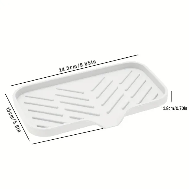 Plateau d'évier en Silicone avec vidange – vue 4