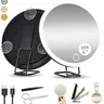 Miroir grossissant portable éclairé tactile réglable… – vue 5