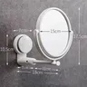 Miroir de maquillage mural pour salle de bain – vue 2