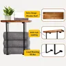 Porte serviettes mural multicouche acier inoxydable… – vue 4
