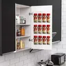 2 pcs/Set Blanc Rack De Stockage De Cuisine… – vue 2