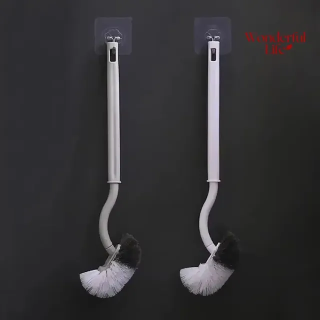 Brosse courbe de toilette murale de type S – vue 6
