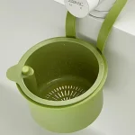 Panier filtre d&rsquo;évier Auto-Clean avec robinet. Plastique durable, installation facile. Pour les cuisines domestiques et commerciales.
