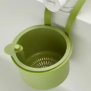 Panier filtre évier suspendu réglable vert olive plastique durable…