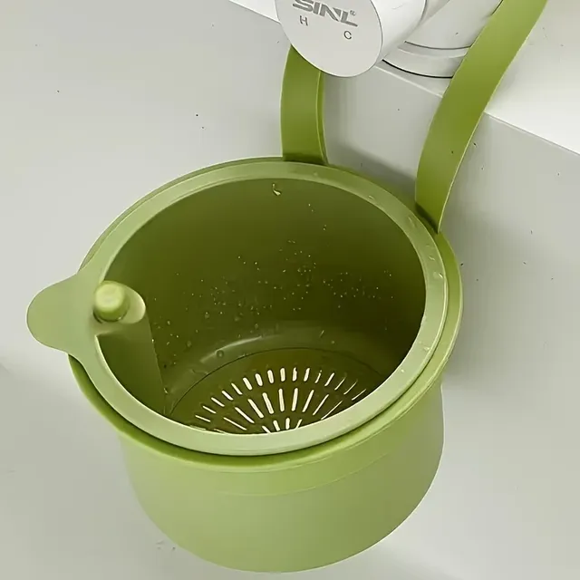 Panier filtre évier suspendu réglable vert olive…