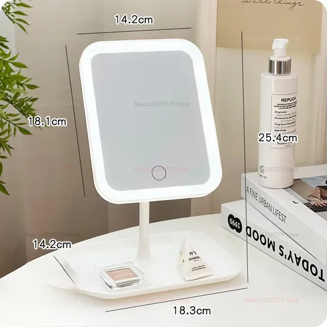 Miroir de maquillage Intelligent LED lumineux avec… – vue 3