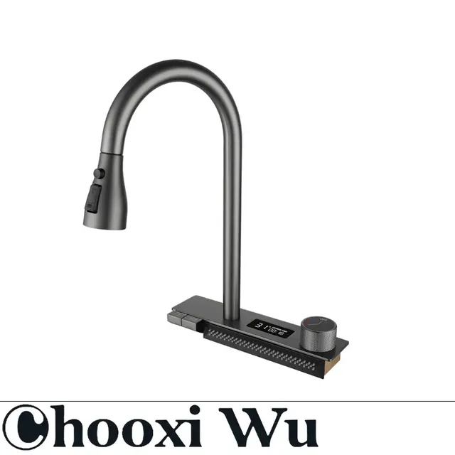 Mitigeur cuisine cygne inox brossé douchette extractible… – vue 5