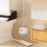 Brosse de toilette en plastique avec Base sur pied – vue 6