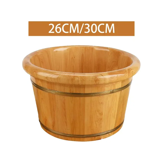 Bain de pieds en bois pour hommes et femmes – vue 2